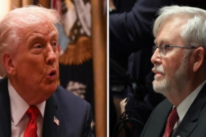 Donald Trump and Kevin Rudd