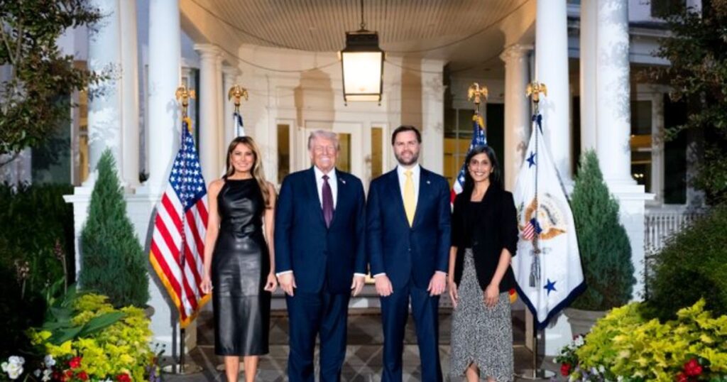Donald Trump & Melania’s Awkward Dinner Photo with VP Sparks Internet Meltdown