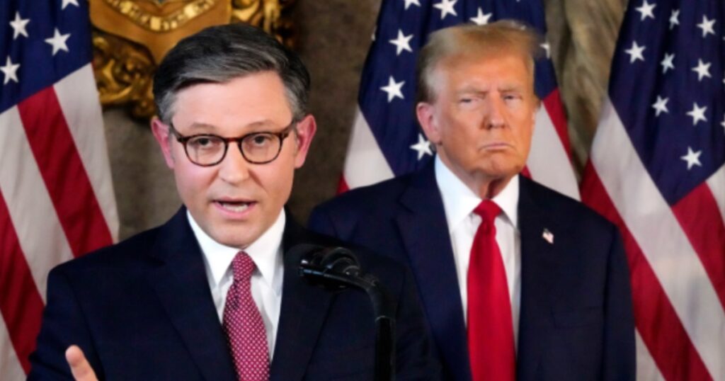 Donald Trump and GOP Mike Johnson