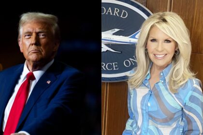 Donald Trump and Monica Crowley