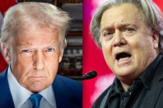 Donald Trump and Steve Bannon
