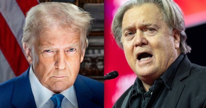 Donald Trump and Steve Bannon