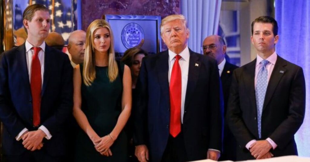 Donald Trump’s relationship with his children.