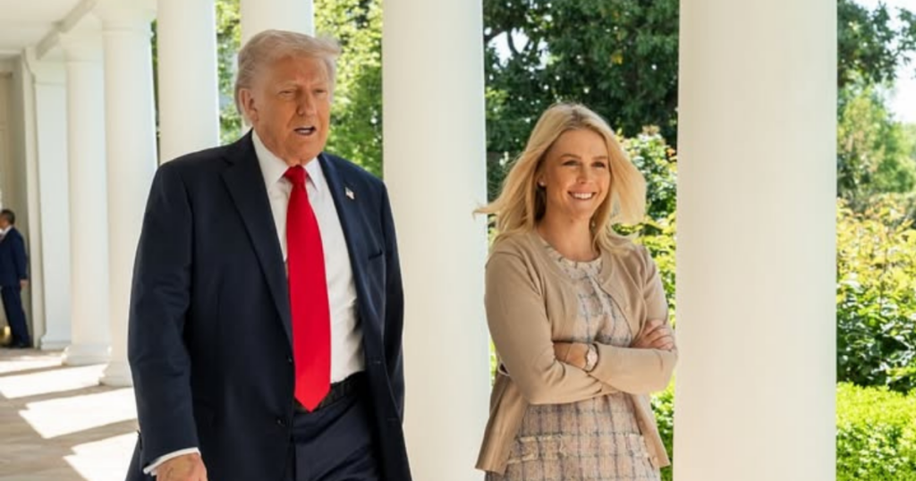 Donald Trump has made repeated remarks about press secretary Karoline Leavitt’s lips