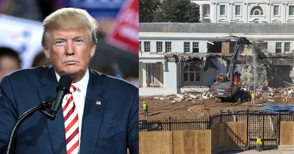 Donald Trump is renovating The White House