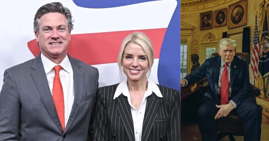 Donald Trump exposes Pam Bondi's secret marriage.
