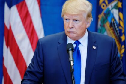 Donald Trump pictured at an event.