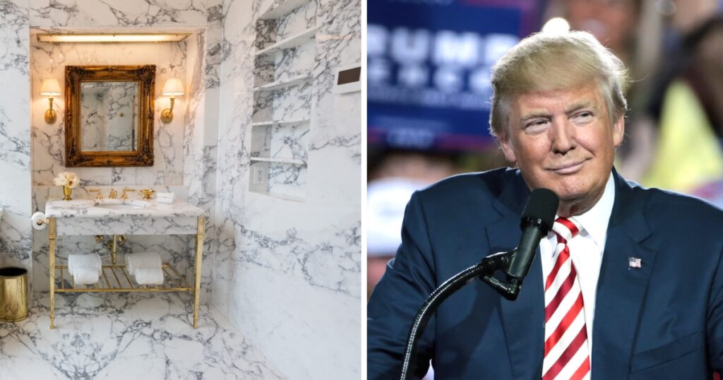Donald Trump renovated the Lincoln Bathroom.