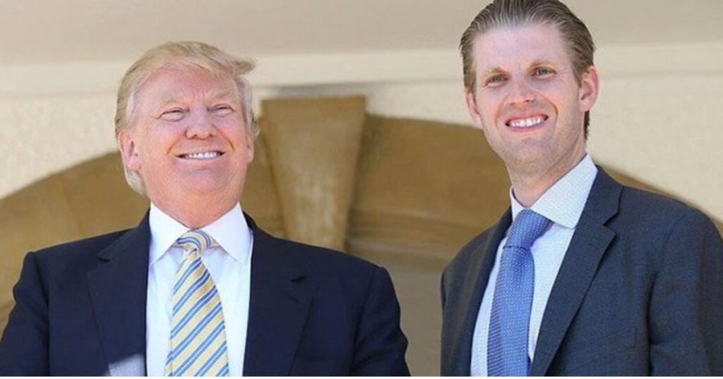 Eric Trump with Donald Trump