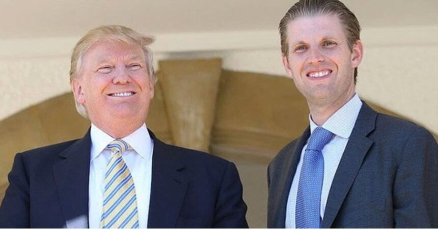 Eric Trump with Donald Trump