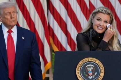 Erika Kirk and President Donald Trump (@KUWTTRUMPS|X.com).