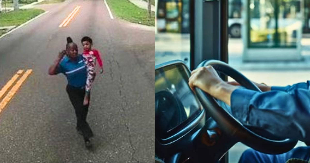 Florida bus driver Barbara Baker halted her route to rescue a toddler wandering alone on a Tampa street