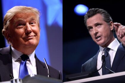 Donald Trump and Gavin Newsom
