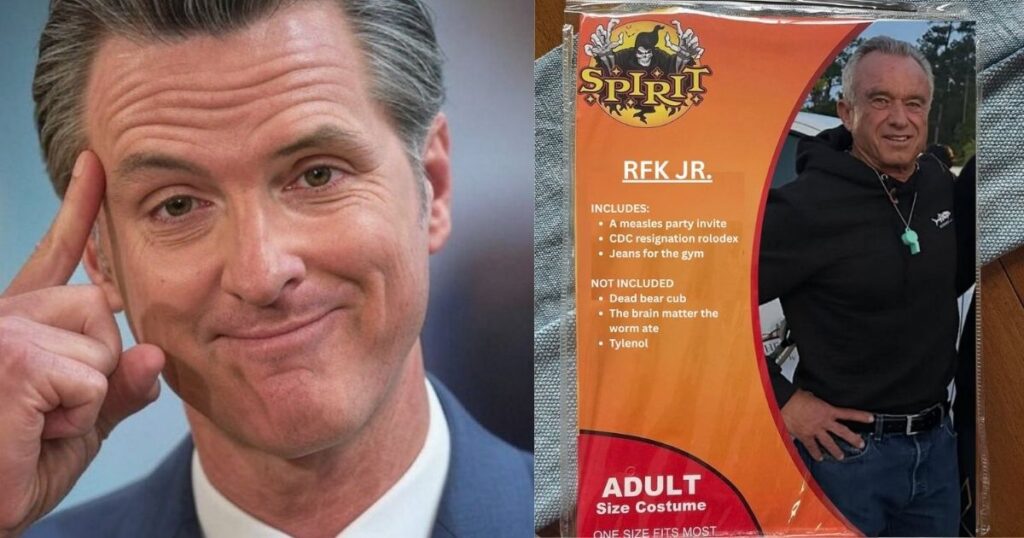 Gavin Newsom trolls Trump administration members in new posts (Image Source: @TrumpsHurricane /@GovPressOffice via X.com)