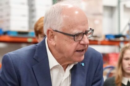 Governor Tim Walz has addressed reporters about the federal government shutdown
