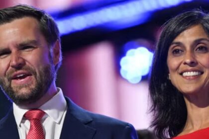 JD Vance and Usha Vance appear awkward as a couple