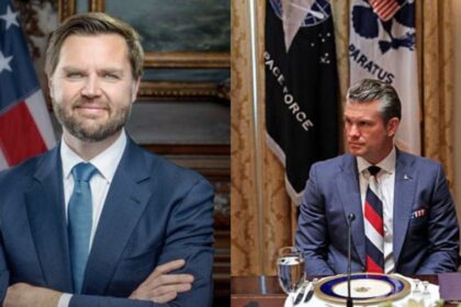 JD Vance Is defending Pete Hegseth for wearing a tie with the colors of the Russian Flag