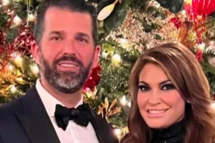 Kimberly Guilfoyle and Donald Trump Jr.