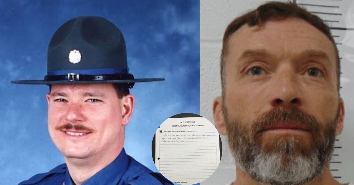 Carl Dewayne Graham Jr. was shot and killed in 2005. Lance Shockley, the man convicted of the crime, was executed on October 14 despite a lack of solid evidence. (left- @death_row0506|X.com) and (right- @MoProsecutors|X.com) Insert- (@katie_reports|X.com).