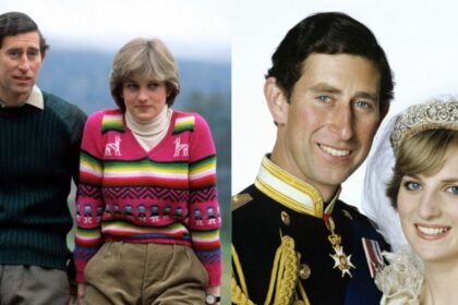 Late Princess Diana and Charles during their younger years. (left- @mattxiv|X.com) and (right- @britishroyals|X.com).