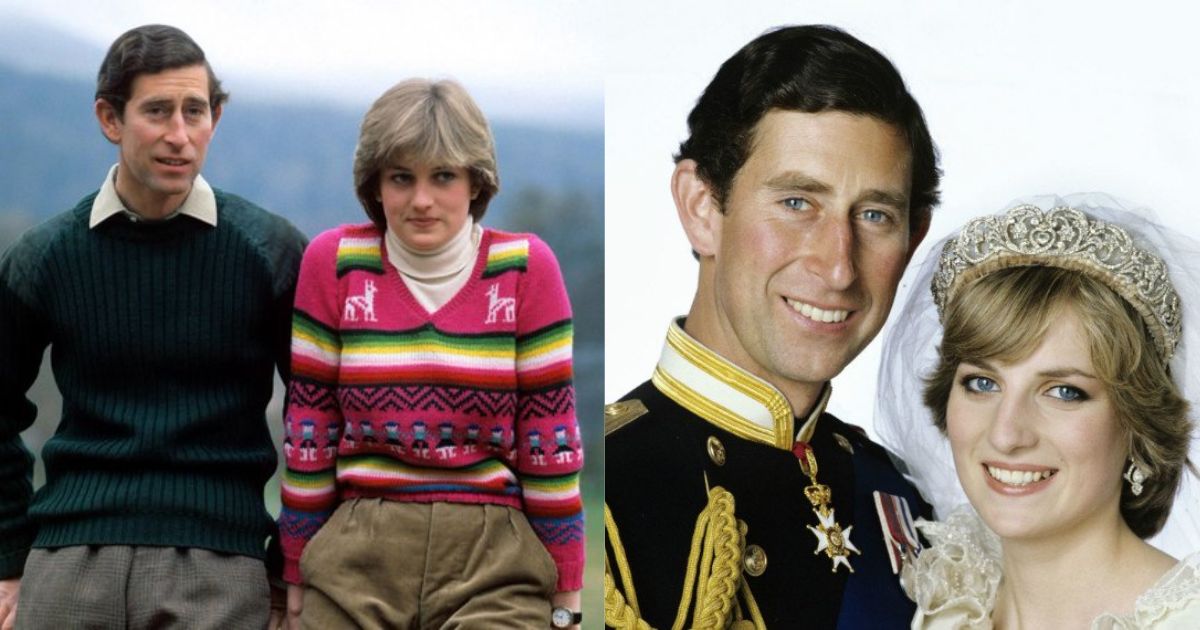 Late Princess Diana and Charles during their younger years. (left- @mattxiv|X.com) and (right- @britishroyals|X.com).