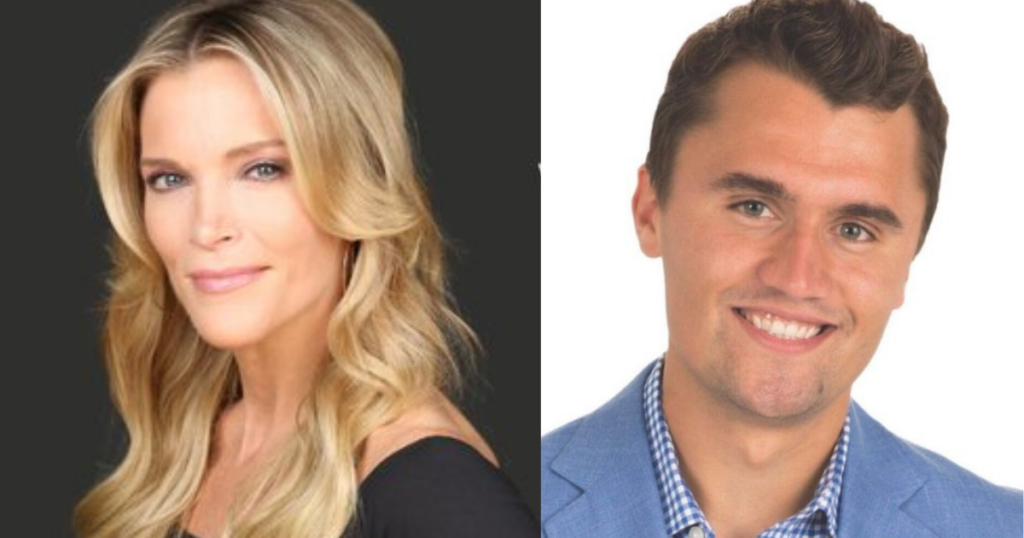 Megyn Kelly and Charlie Kirk