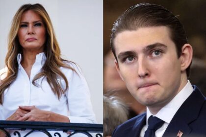 Melania Trump is Always Protective of Barron.