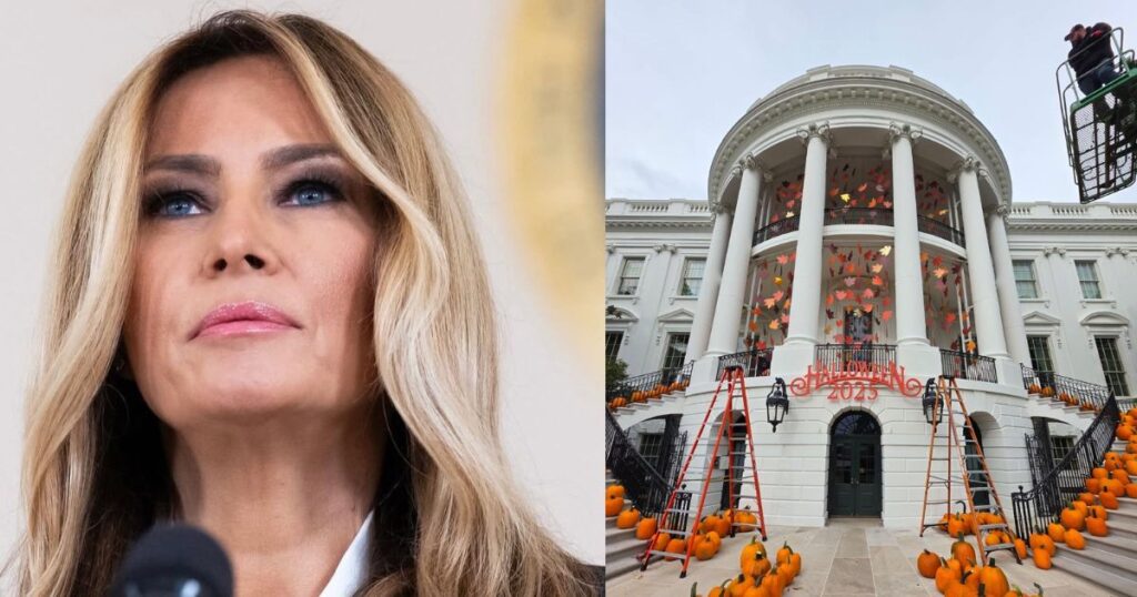 Melania Trump unveils Halloween decorations