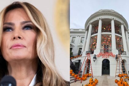 Melania Trump unveils Halloween decorations