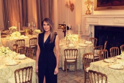 Melania Trump at the White House.