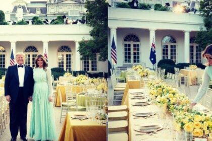 Melania Trump’s office and visitor’s entrance is located in the East Wing.