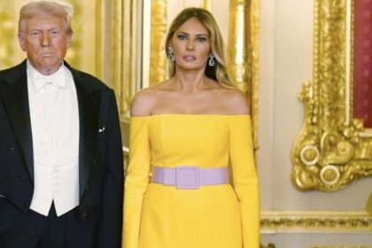 Melania Trump at Donald Trump