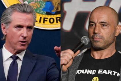 Newsom and Joe Rogan