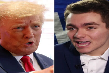 Nick Fuentes and Donald Trump