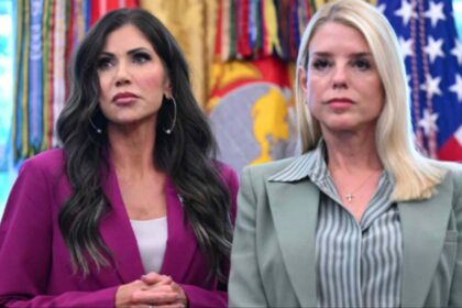 Pam Bondi and Kristi Noem in the White House