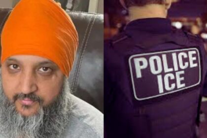 Paramjit Singh was detained by ICE authorities at Chicago’s airport while returning from a trip to India. (left- @shorts_91|X.com)and (right- via .getarchive.net).