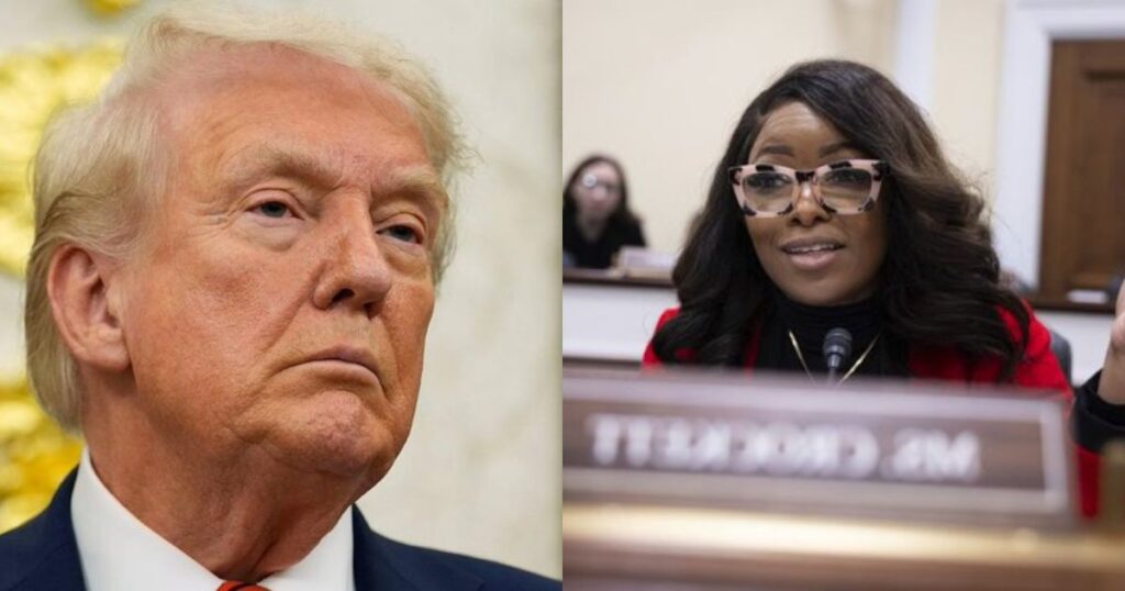 Democratic Rep. Jasmine Crockett onto investigating Donald Trump’s health