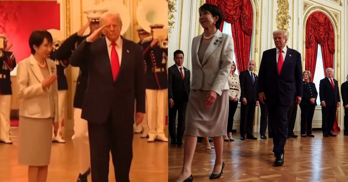 Sanae Takaichi and Donald Trump in Tokyo