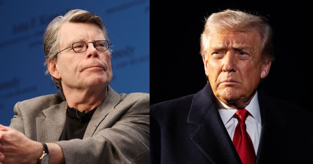 Stephen King and Donald Trump