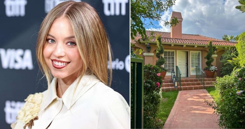 Sydney Sweeney moved to the hotel after ending her engagement to Jonathan Davino. (Image Source: Sweeneyslovs/X)