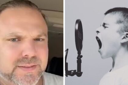 TikTok creator reveals unexpected change in his voice in viral video and shares the reason behind it. (left- @timmaydgl/TikTok) and (right- via genomelink.io).