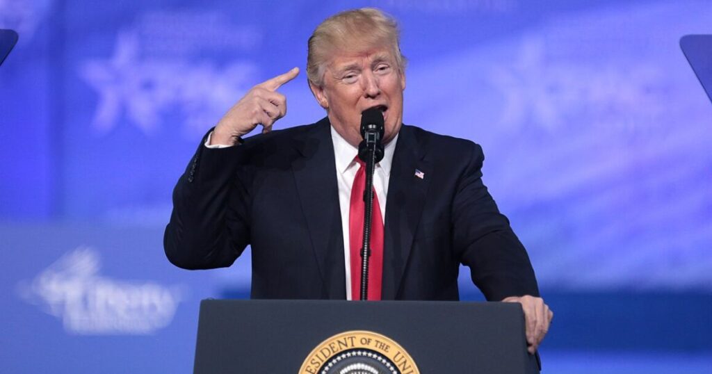 Trump has commented on heaven