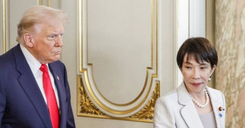 Trump is visiting Japan