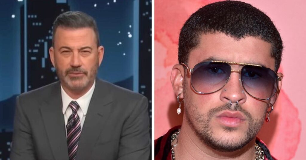 Jimmy Kimmel and Bad Bunny