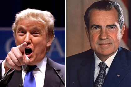 Donald Trump and Richard Nixon