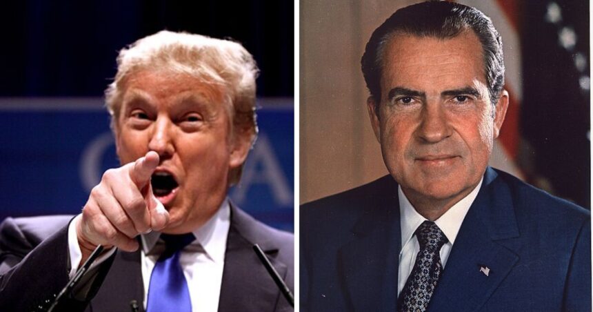 Donald Trump and Richard Nixon