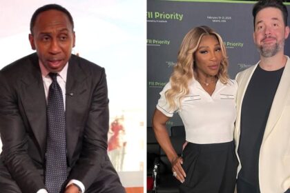 Serena Williams and Alexis Ohanian