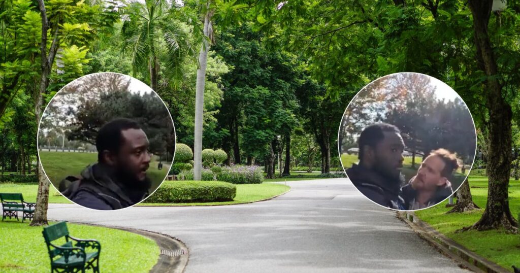 Racist Harasses Black Preacher in Park