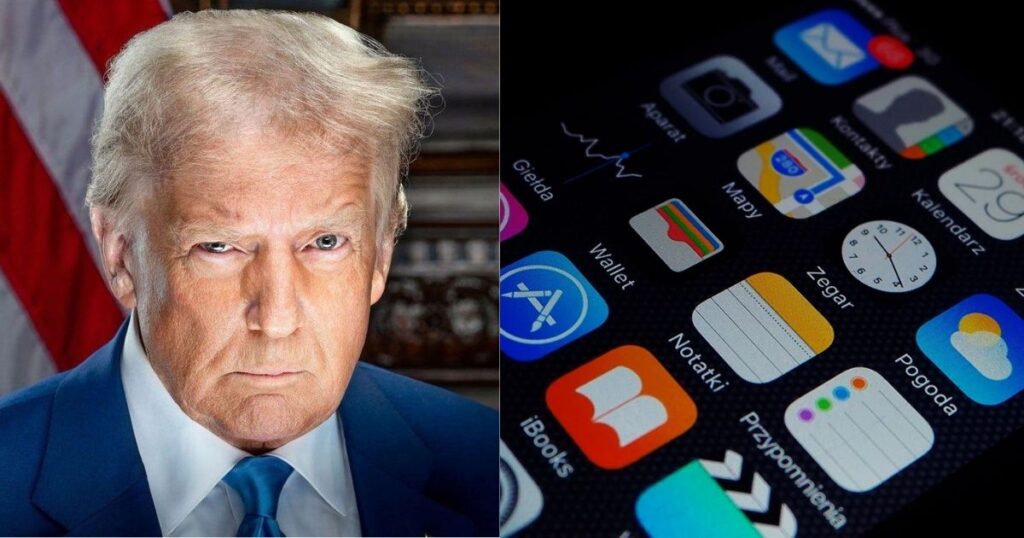 Apple caves under trump