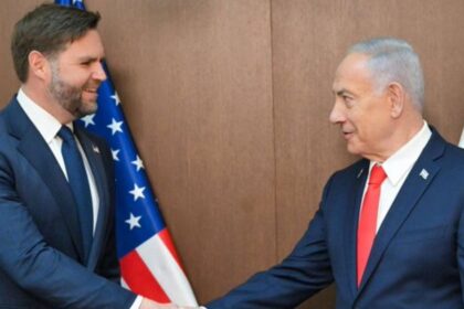 Vice President JD Vance and Prime Minister Benjamin Netanyahu (@EliAfriatISR|X.com)